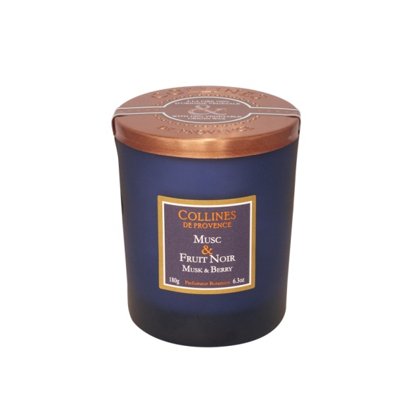 Bougie Parfumée Musc & Fruit Noir