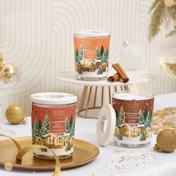 Christmas Gourmet Hazelnut Scented Candle