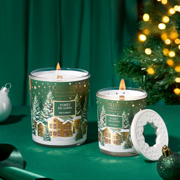 Bougie Parfumée Noël Forêt de Sapin
