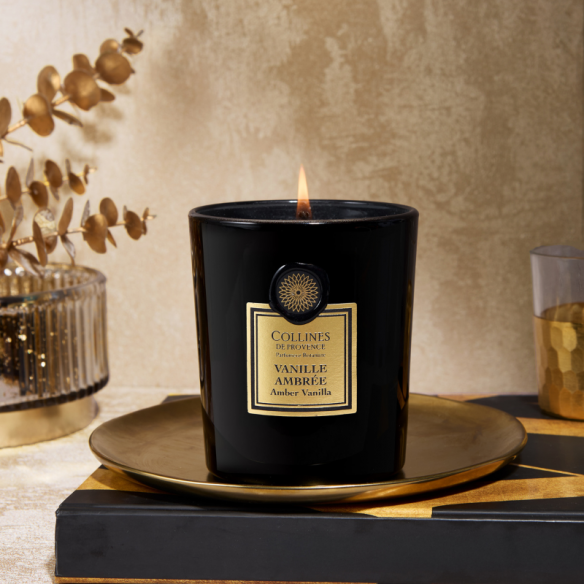 Amber Vanilla Scented Candle