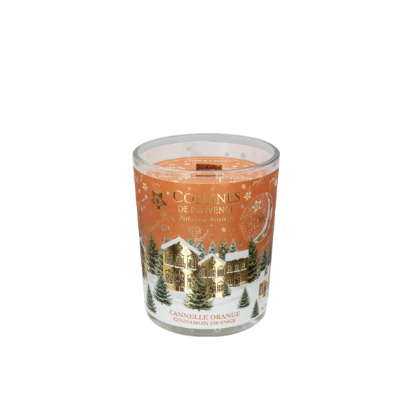 Bougie Parfumée Noël Cannelle Orange 75g