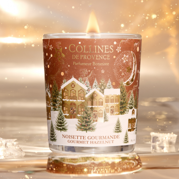 Scented Candle Christams Gourmet Hazelnut