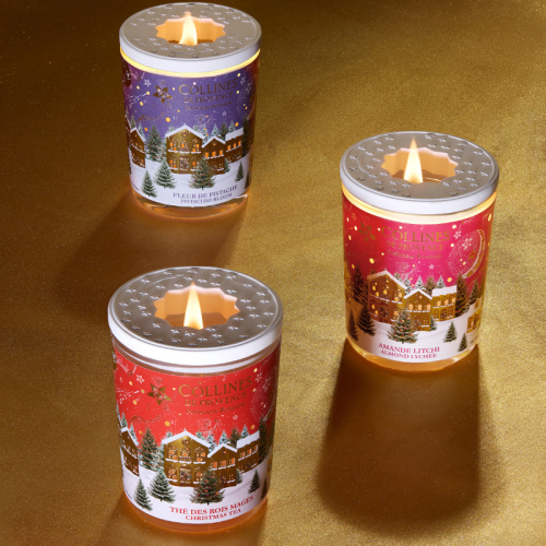 Bougie Parfumée Noël Fleur de Pistache