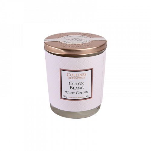 White Cotton Scented Candle