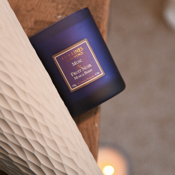Bougie Parfumée Musc & Fruit Noir