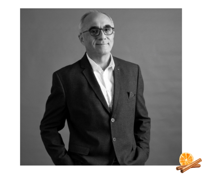 Portrait d'un monsieur en noir et blanc